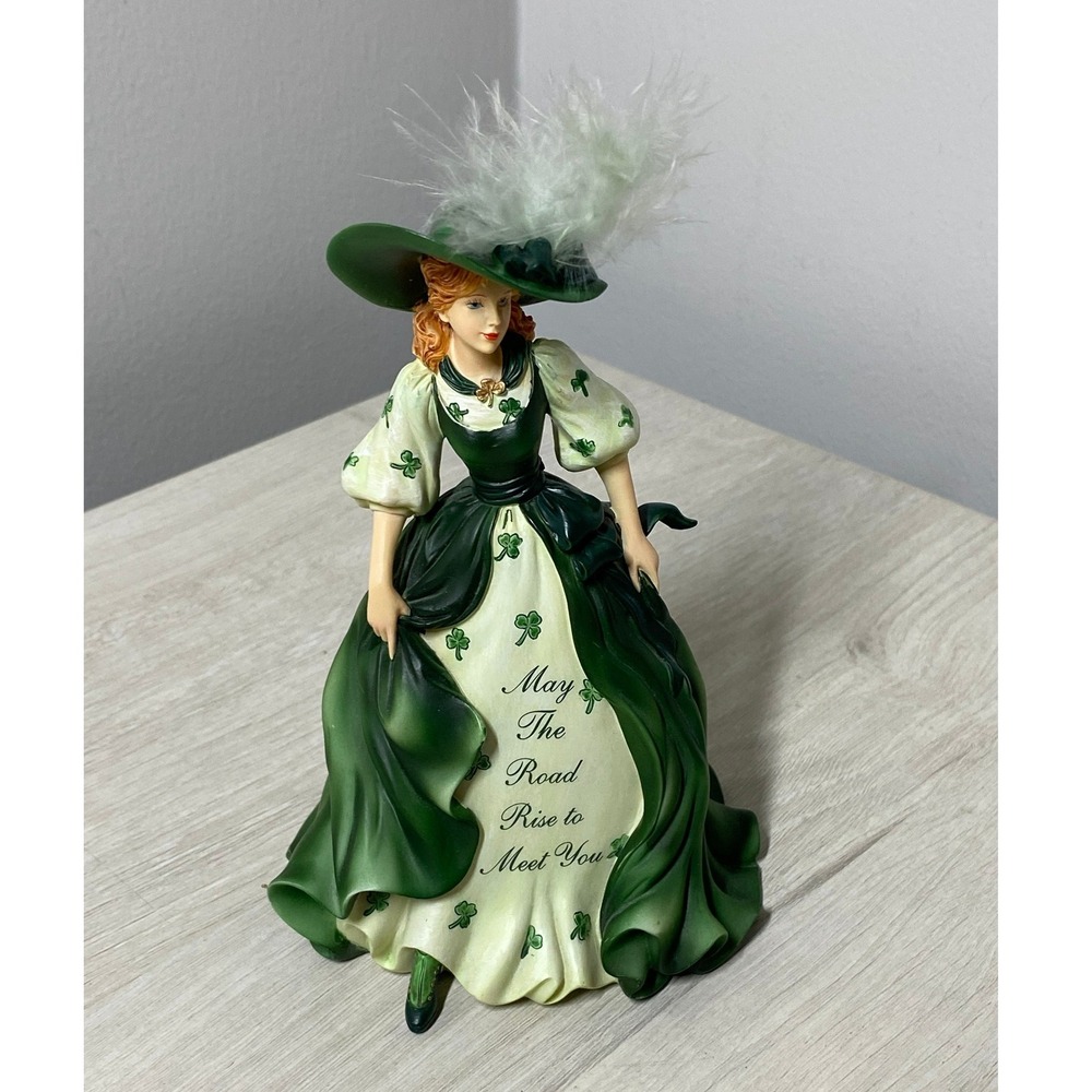 Hamilton Collection Irish Figurine May The Road Rise To Meet You Emerald Isle